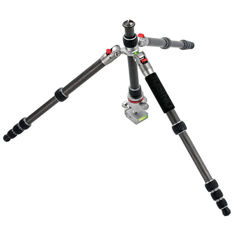 JUSINO Carbon Stativ leicht kompakt Monopod-Funktion bis 130,5cm 5kg + Kugelkopf TK-225 SC GT-30