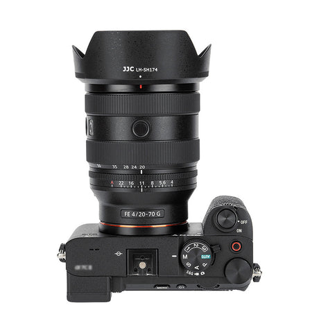 JJC Gegenlichtblende kompatibel mit Sony FE 20-70mm F4 G SEL2070G - LH-SH174