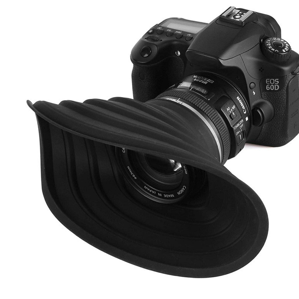 Anti-Reflex Fenster-Lichtschutz aus Silikon für Kameraobjektive – Reflexionsfreie Glasfotografie