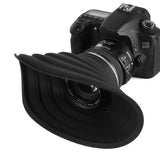 Anti-Reflex Fenster-Lichtschutz aus Silikon für Kameraobjektive – Reflexionsfreie Glasfotografie