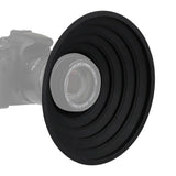 Anti-Reflex Fenster-Lichtschutz aus Silikon für Kameraobjektive – Reflexionsfreie Glasfotografie