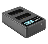 ayex Power Set mit 2x LP-E17 Akku + 1x USB Dual Ladegerät für Canon EOS 800D 760D 200D 77D M6