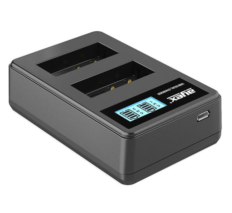 ayex Power Set mit 2x LP-E17 Akku + 1x USB Dual Ladegerät für Canon EOS 800D 760D 200D 77D M6