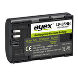 LP-E6NH Akku für Canon Kameras wie EOS R 5D Mark IV 6D Mark II 7D Mark II 90D 80D 70D 2250mAh