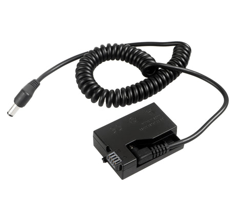 DC-Coupler für Canon EOS mit LP-E8 ersetzt DR-E8 Akku-Dummy für permanente Stromversorgung über z.B. V-Mount Akku