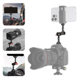 ayex Magic Arm 220mm Doppel Gelenkarm mit 1/4 Zoll Schraube verstellbarer Kamera Zubehör Arm für LED Licht, Monitor, Mikrofon