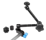 Magic Arm 11 Zoll + Winkelklemme für 15mm Durchmesser Rundstäbe/DSLR Rig Kamera Monitor Videoleuchte