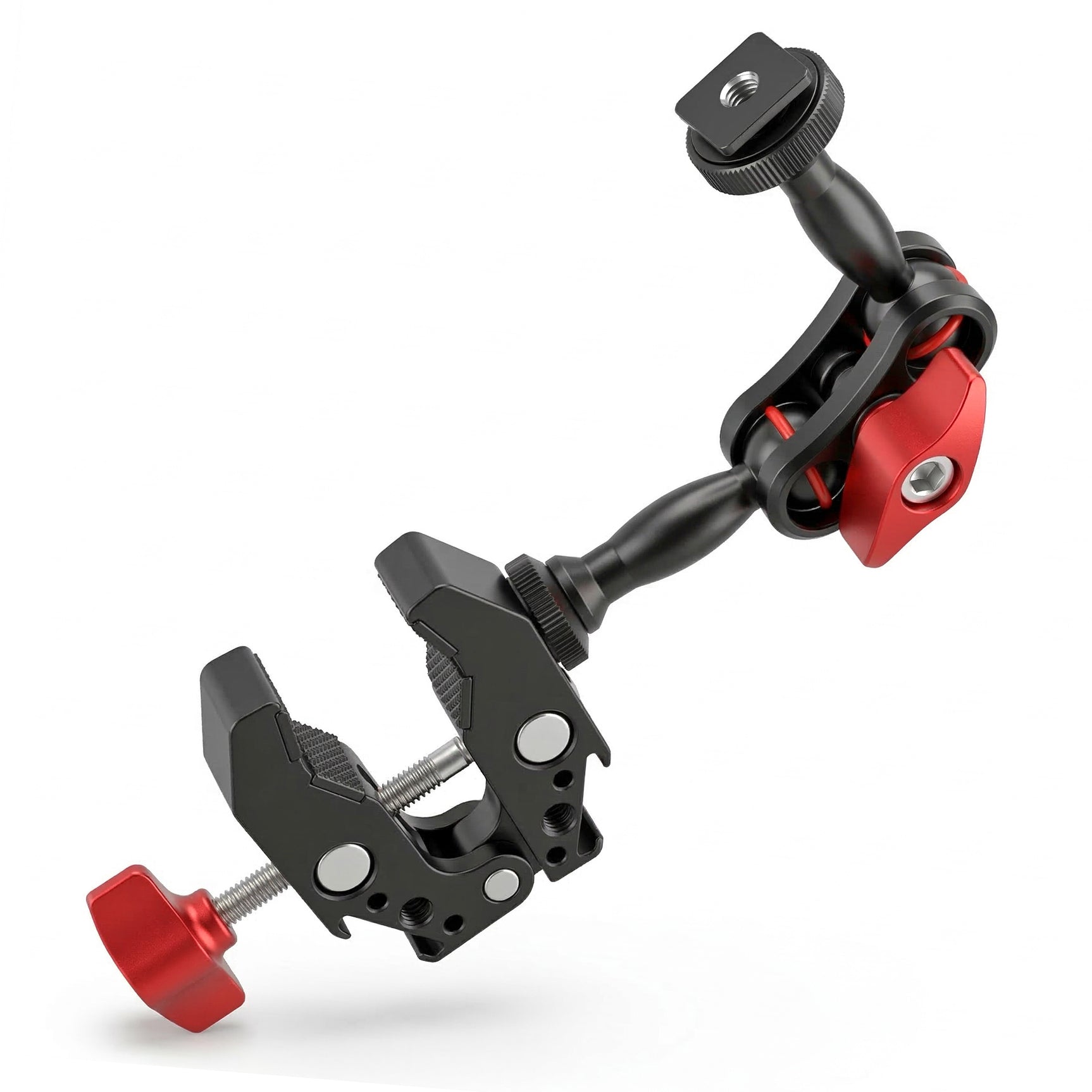 ayex Magic Arm Set mit Super Clamp – Flexible Befestigung für Kamera, LED-Licht, Monitor & Zubehör