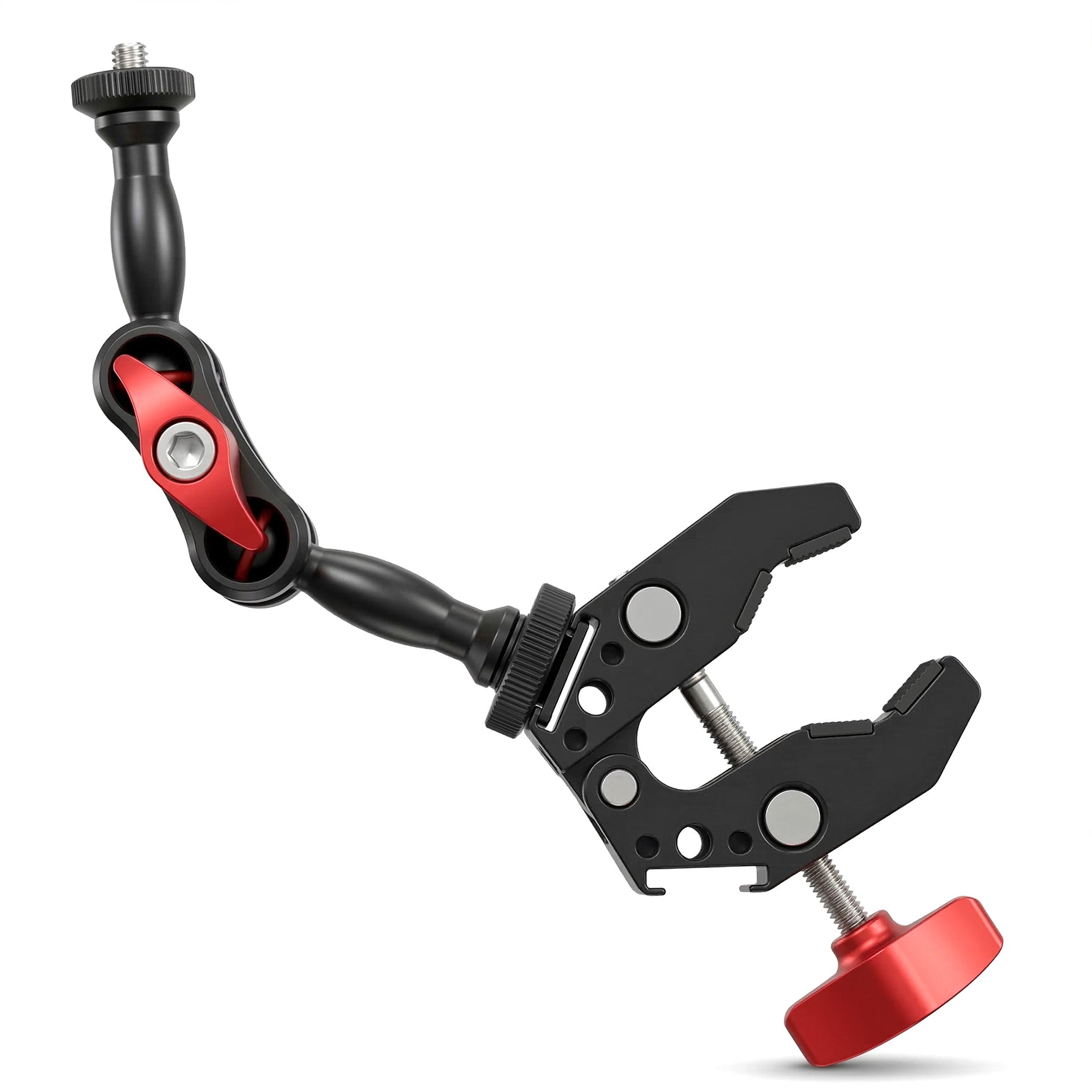 ayex Magic Arm Set mit Super Clamp – Flexible Befestigung für Kamera, LED-Licht, Monitor & Zubehör