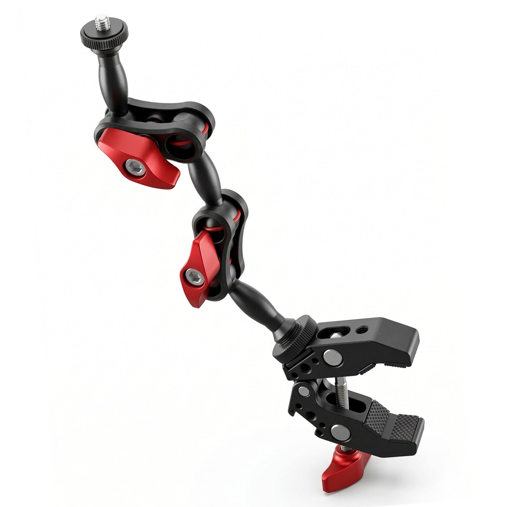 ayex Magic Arm Set mit Super Clamp – Flexible Befestigung für Kamera, LED-Licht, Monitor & Zubehör