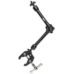 Magic Arm Gelenkarm 11 Zoll + Universalklemme für Kamera, Camcorder, Stativ und Co. Licht mit 1/4" Gewinde