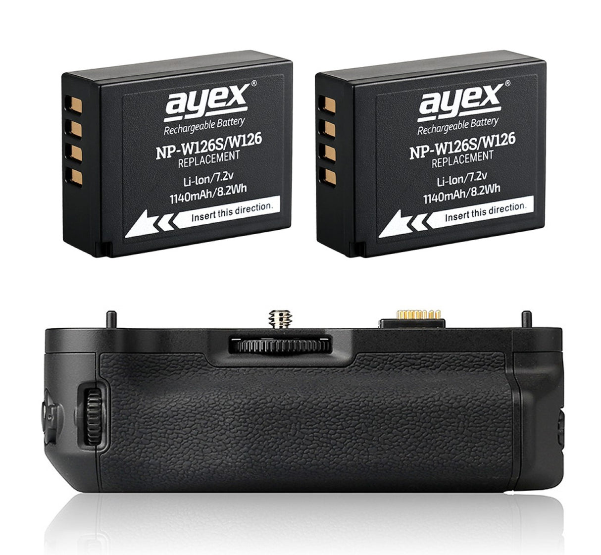 Meike Batteriegriff für Fujifilm X-T1 + 2x NP-W126S Akku