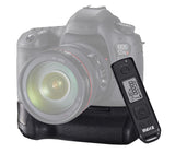 Meike Batteriegriff MK-5DSR mit Funk-Timer-Fernauslöser für Canon EOS 5DS R 5DS 5D Mark III