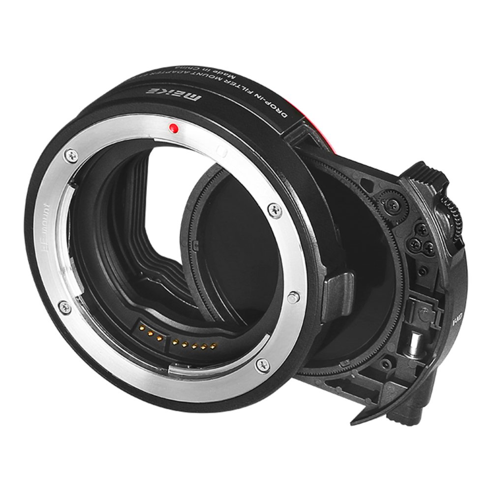 MK-EFTR-C Canon EF auf EOS R Adapter mit Variablem ND Filter und Clear Filter AF Blendensteuerung