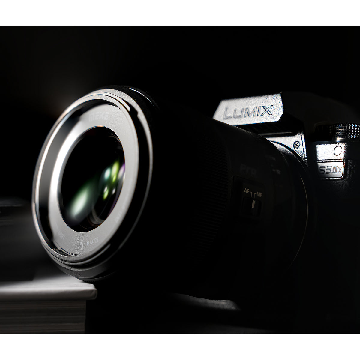 Meike 55mm F1.8 AF Pro STM Autofokus Vollformat Objektiv Portrait für Panasonic L Mount