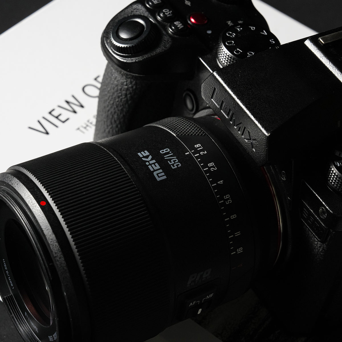 Meike 55mm F1.8 AF Pro STM Autofokus Vollformat Objektiv Portrait für Panasonic L Mount