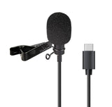 Lavalier-Mikrofon mit USB-C z.B. für Android-Geräte PCs perfekt für Interviews Livestreams LV-1