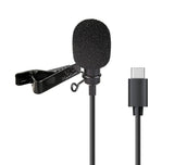 Lavalier-Mikrofon mit USB-C z.B. für Android-Geräte PCs perfekt für Interviews Livestreams LV-1