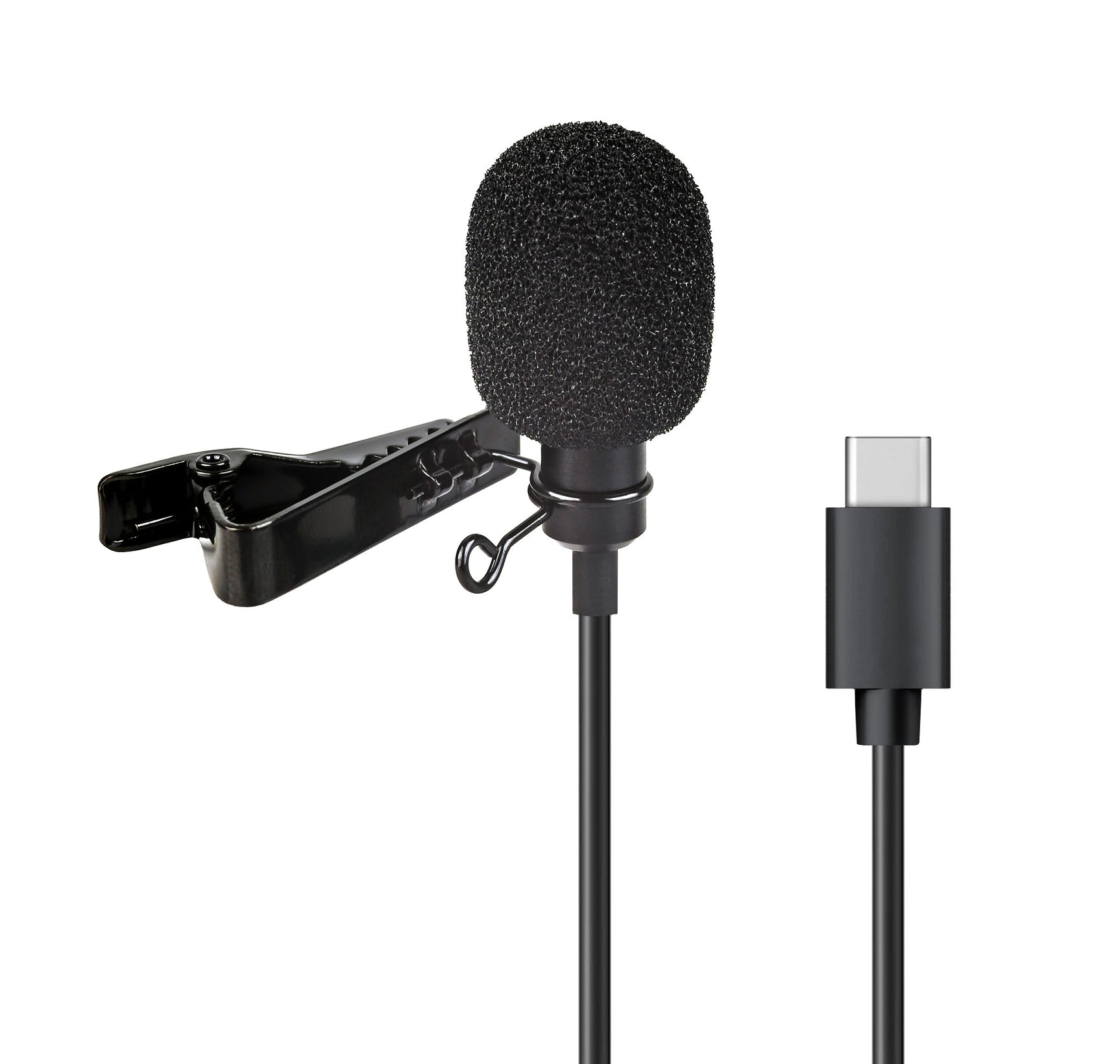 Lavalier-Mikrofon mit USB-C z.B. für Android-Geräte PCs perfekt für Interviews Livestreams LV-1