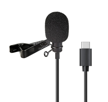 Lavalier-Mikrofon mit USB-C z.B. für Android-Geräte PCs perfekt für Interviews Livestreams LV-1