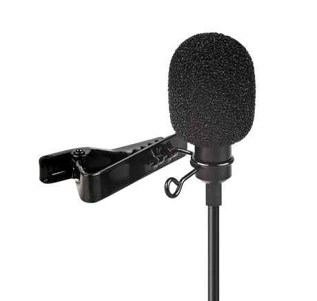Profi Lavalier-Mikrofon mit Windschutz & Klemme Universal einsetzbar für Interviews Livestreams