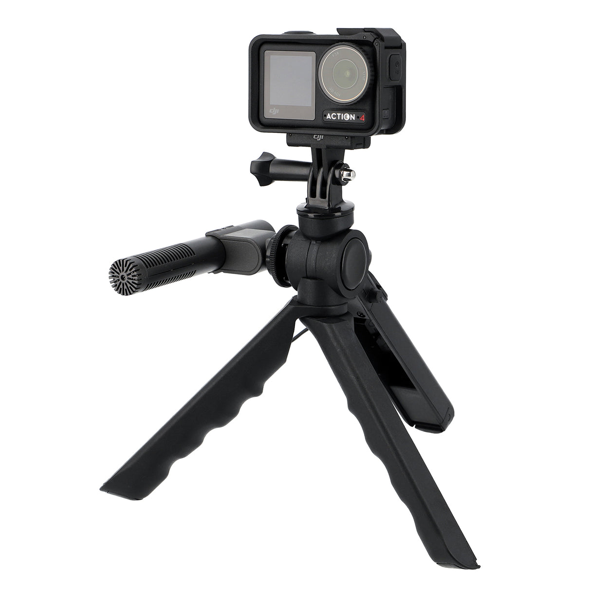 Klapbares 2-in-1 Tischstativ & Selfie-Stick mit Smartphone-Halter und Bluetooth-Auslöser