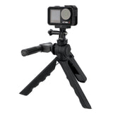 Klapbares 2-in-1 Tischstativ & Selfie-Stick mit Smartphone-Halter und Bluetooth-Auslöser