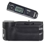 Meike Batteriegriff Set MK-A6600 Pro Batteriegriff und Fernauslöser für Sony A6600 + 2x ayex NP-FZ100 Akku