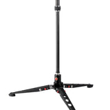 JUSINO Leichtes Karbon-Monopod bis 140cm/18kg ausklappbare Standspinne Kugelgelenk Tischstativ-Funktion