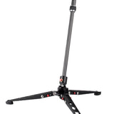 JUSINO Leichtes Karbon-Monopod bis 140cm/18kg ausklappbare Standspinne Kugelgelenk Tischstativ-Funktion