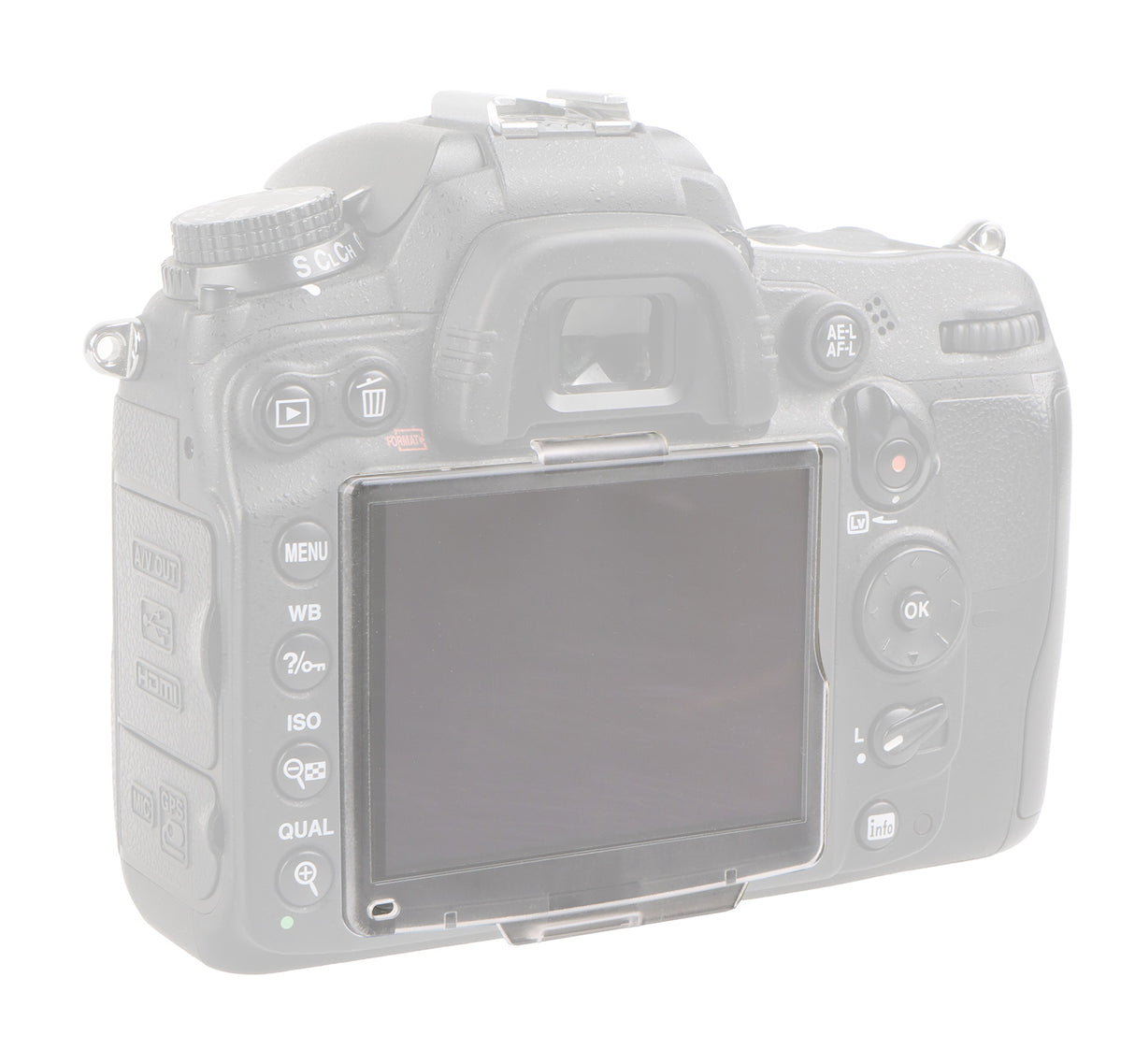 LCD Displayschutz Cover für Nikon D90 ersetzt BM-10