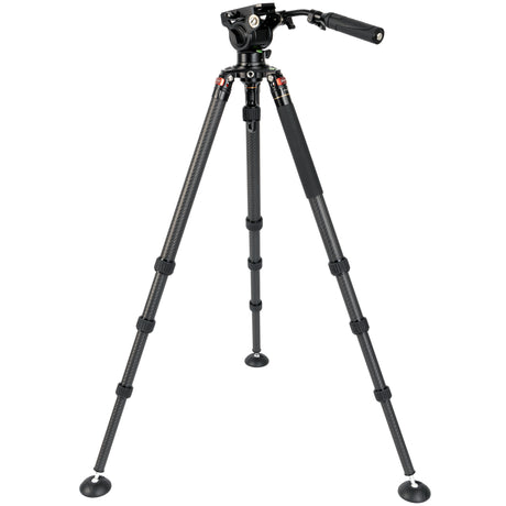 JUSINO Karbon Profi Videostativ & Kugelkopf Perfekt für Vogelaufnahmen 152,5cm 18Kg belastbar