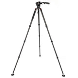 JUSINO Karbon Profi Videostativ & Kugelkopf Perfekt für Vogelaufnahmen 152,5cm 18Kg belastbar
