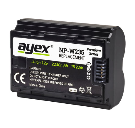 NP-W235 Premium Akku 2 Stück für zB Fujifilm XT-4 XT-5 2250mAh Infochip