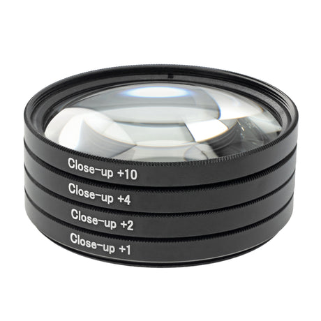 ayex Close up Makro Linsen Set 62mm - 4 teilig (+1, +2, +4, +10)