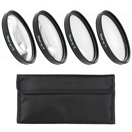 ayex Close up Makro Linsen Set 52mm - 4 teilig (+1, +2, +4, +10)