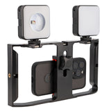 Handyhalterung Smartphone Video Rig Stabilizer für stabile Videoaufnahmen & Vlogging