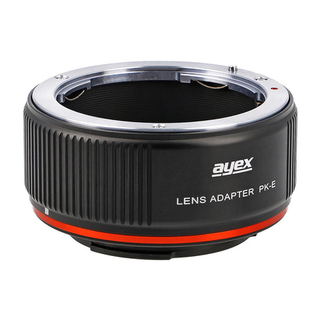ayex Objektivadapter für Pentax K Objektive an Sony Alpha E-Mount Kameras PK-E