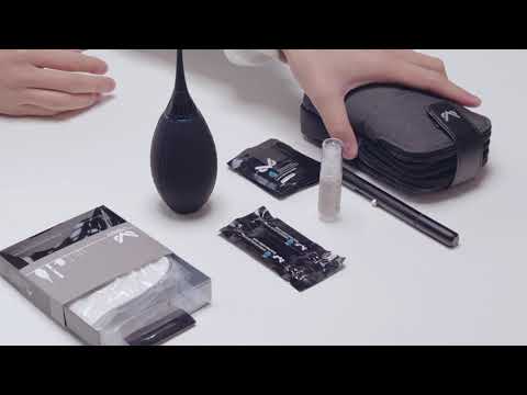 VSGO Professionelles Kamera-Reinigungsset mit Tasche Blasebalg Reinigungsstift & Spray VS-A3E