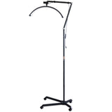 LED Halbmondlampe Beauty Light Duale Farbtemperatur 4 Räder Arm Aluminium