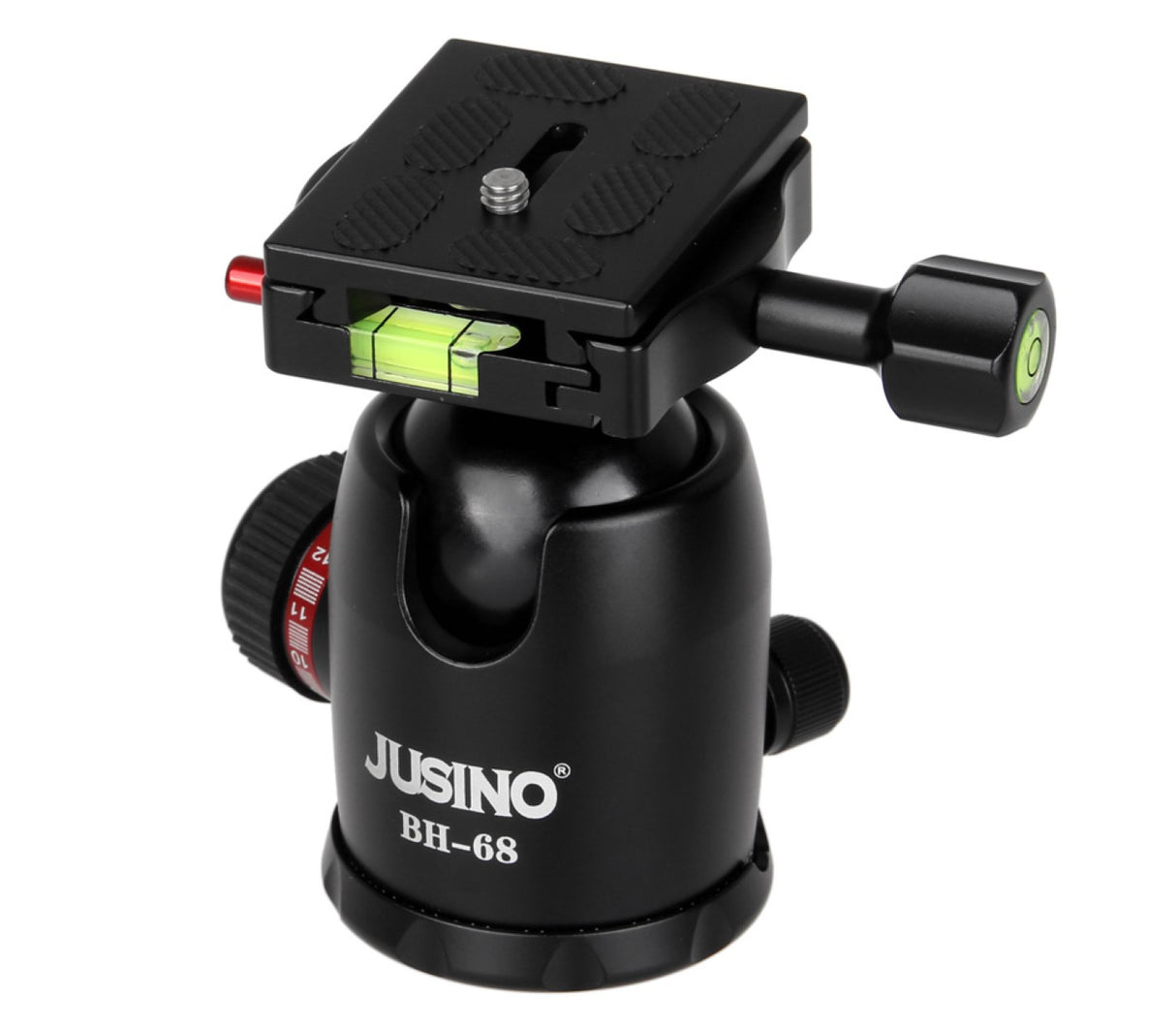 JUSINO Kugelkopf Stativkopf 15kg Belastbarkeit BH-68 Alu