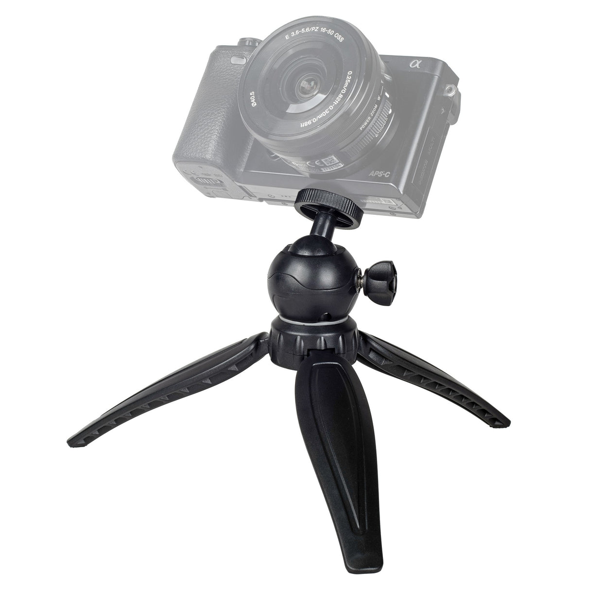ayex flexibles Mini-Tripod mit Kugelkopf und 1/4 Zoll Adapter - Kompakt und Robust. Für perfekte verwacklungsfreie Aufnahmen - Bis 5 Kg belastbar