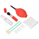Kamera Reinigungsset 7in1 Objektiv Reinigungskit mit Blasebalg Pinsel Tuch & Zubehör