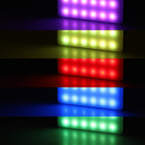 ayex LED Leuchte Perfekte Ambiente durch RGB Ausleuchtung von Fotos und Videos, Pocket size USB Type-C ladbar