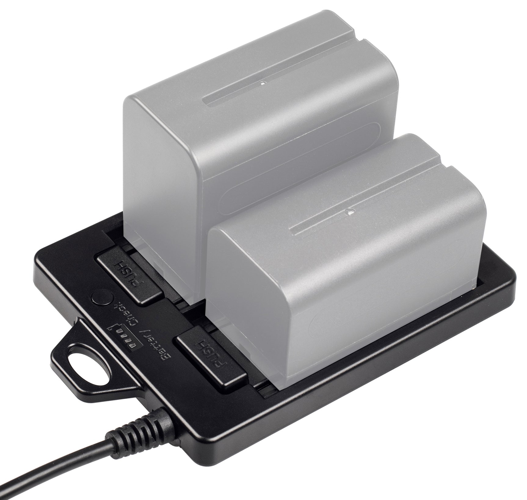 Batterie-Adapterplatte Dual-Slot NP-F970 F770 F570 DC Ausgang Ideal für V-Mount Akkus
