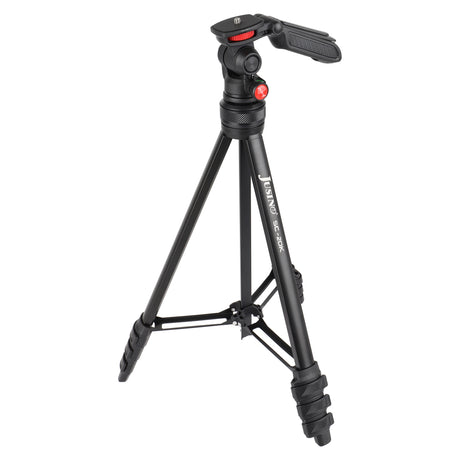 JUSINO leichtes Traveller Stativ 4 Segmente bis 139cm Aluminium 2,5kg belastbar