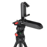 JUSINO leichtes Traveller Stativ 4 Segmente bis 139cm Aluminium 2,5kg belastbar