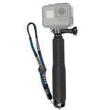 Selfie Stick ausziehbar 32,5cm 3 Sektionen rutschfest wasserfest für GoPro Action Cams