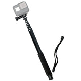 Selfie Stick ausziehbar 4 Sektionen 28-90cm für Actioncams wie GoPro