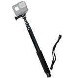 Selfie Stick ausziehbar 4 Sektionen 28-90cm für Actioncams wie GoPro
